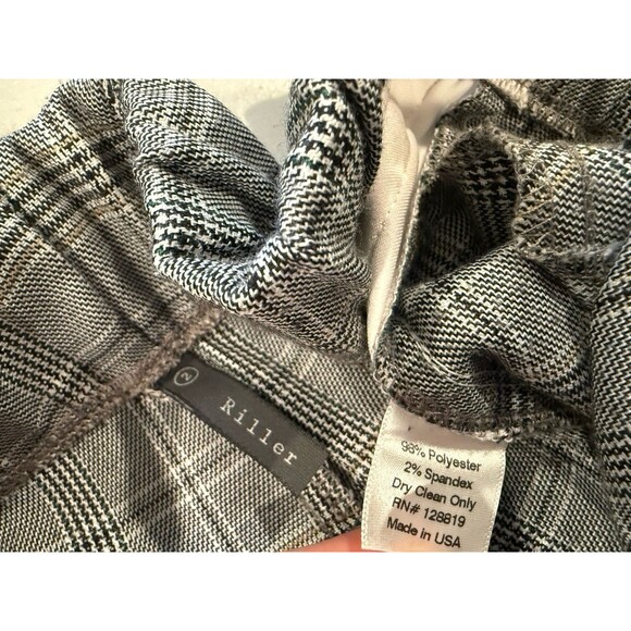 Riller & Fount Joggers Womens 2 Plaid Lounge Stretch Drawstring Travel Casual - Picture 3 of 7